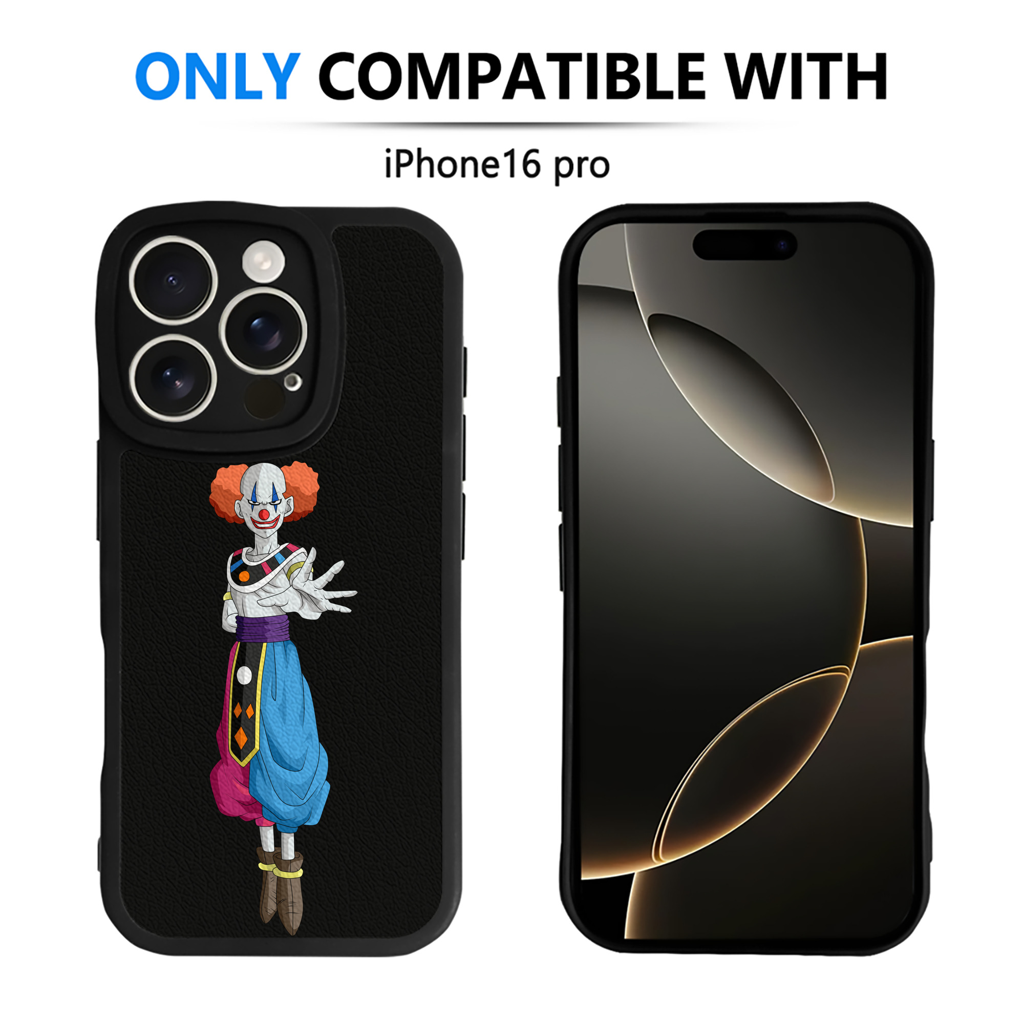 （画像用） ドラゴンボール DRAGON BALL 【iPhone 16シリーズ対応】シリコンスマホケース（レザー調） 材質：シリコン